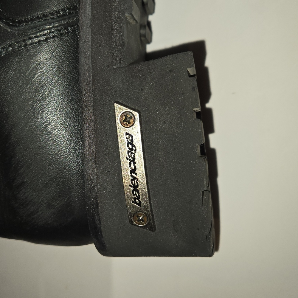 Balenciaga Men's Venom High Boot in Black - Picture 6 of 11